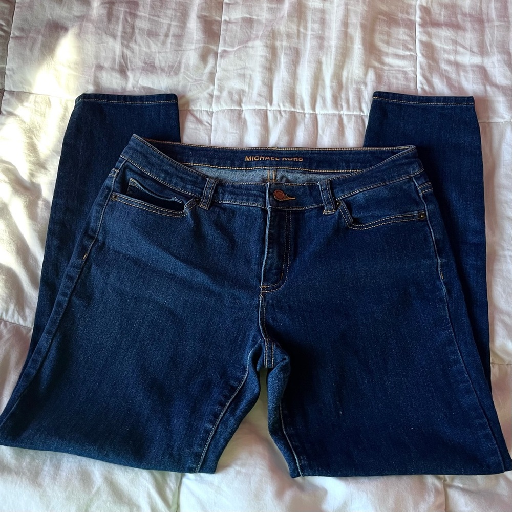 Michael Kors Cotton Blend Skinny Jeans